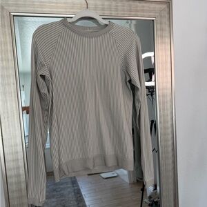 Stripe texture Lululemon women’s sweater